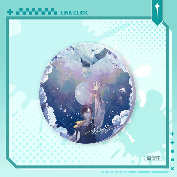 Manlin Link Click Wasser Glitzer Acrylblock Music Series Block