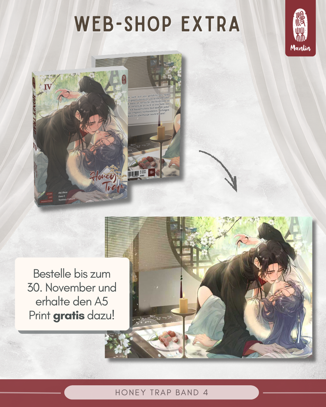 Manlin Honey Trap Band 4 Manhua Vollfarbe Großformat ab 16
