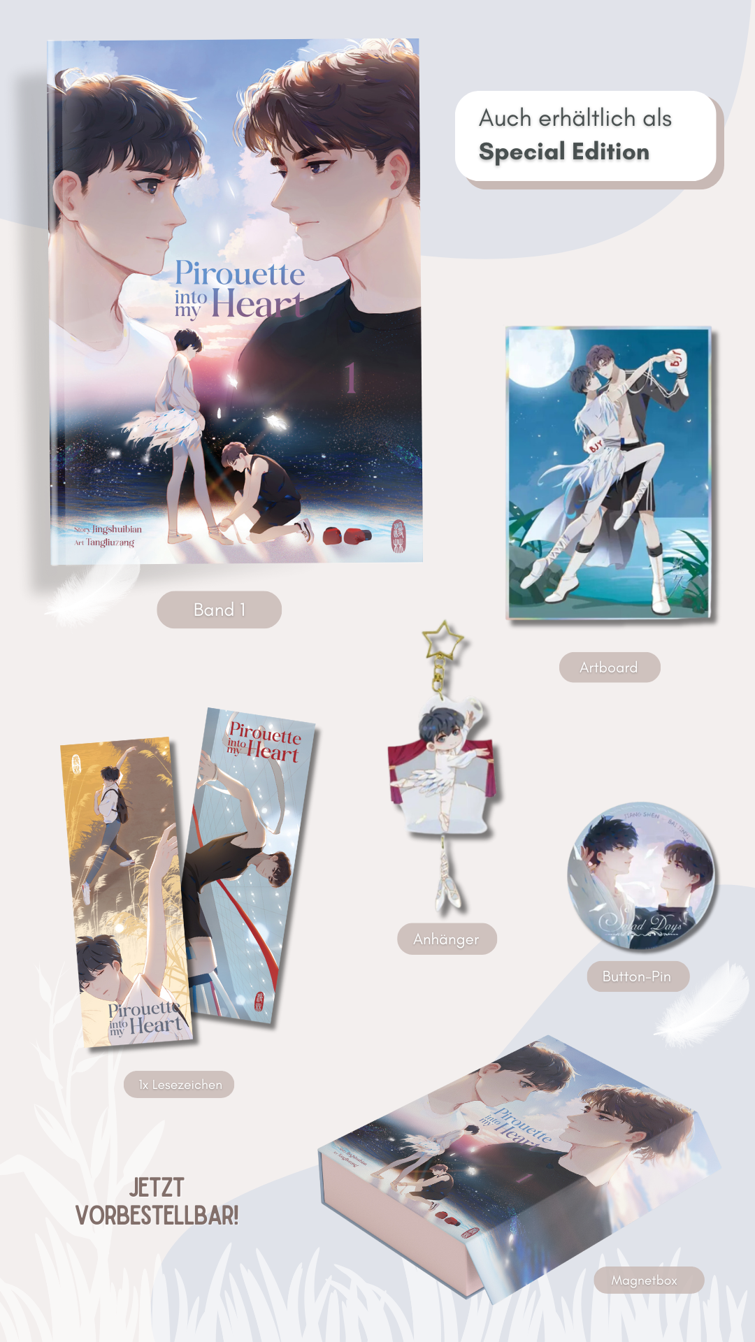Manlin Pirouette into my Heart Band 1 Special Edition Manga