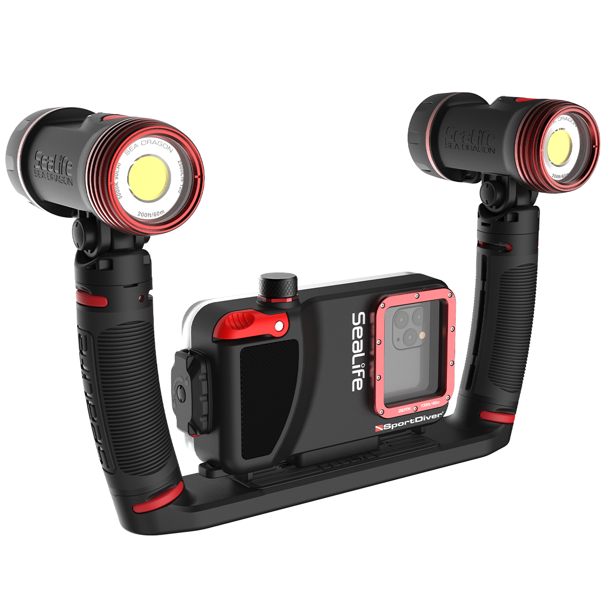 Sealife Sea Dragon Duo 5000F Set Tauchlampe 2x2500 Lumen