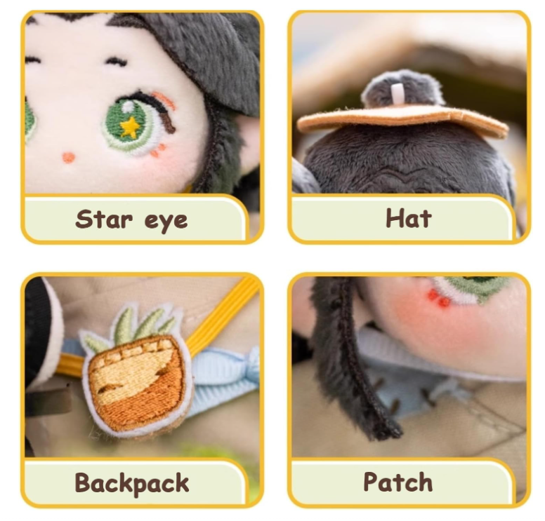 Manlin Heaven Official's Blessing Hua Cheng Plüsch 10cm Star Eye