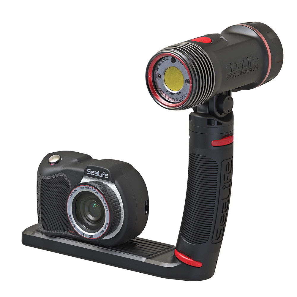 SeaLife Sea Dragon 3000F Auto Tauchlampe 3000 Lumen Rotlicht