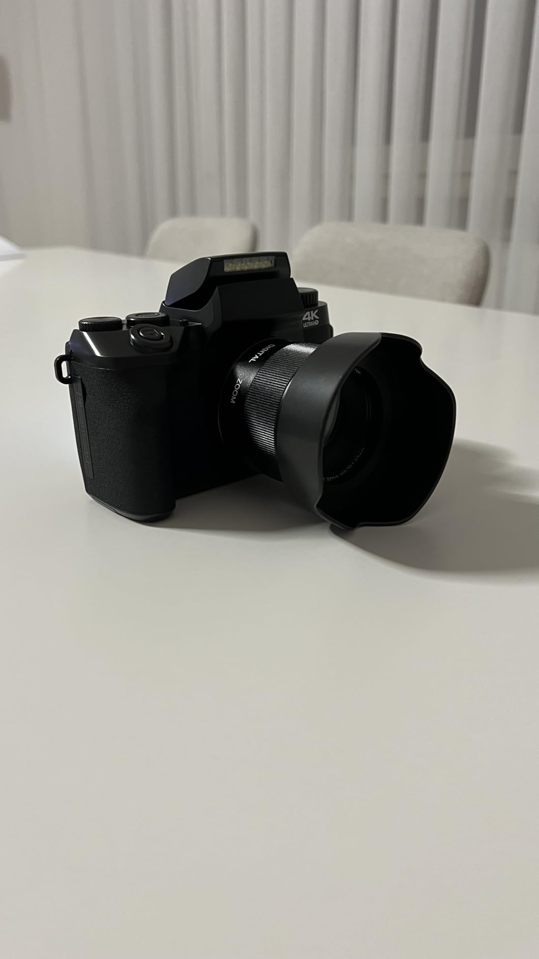 CCN Digitalkamera 4K 64MP Fotokamera Schwarz 32GB Touch