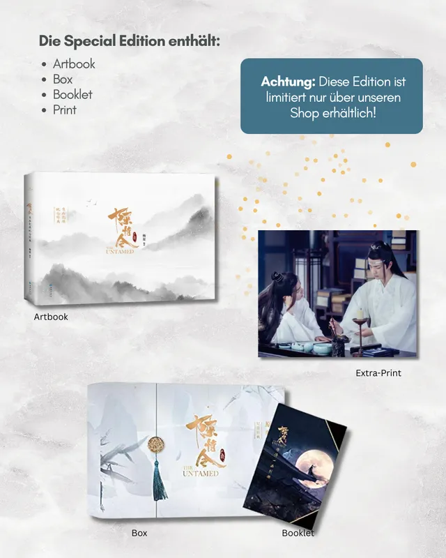 Manlin The Untamed Das offizielle Artbook Special Edition Box