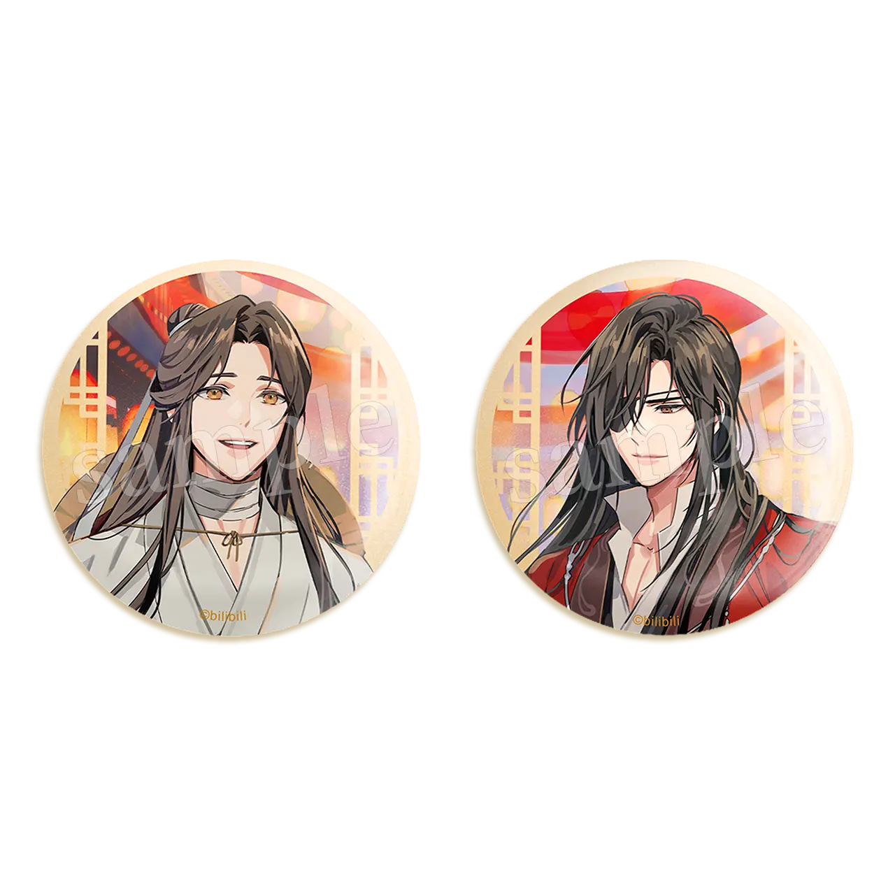 Manlin Heaven Official's Blessing Badge Set 58 mm