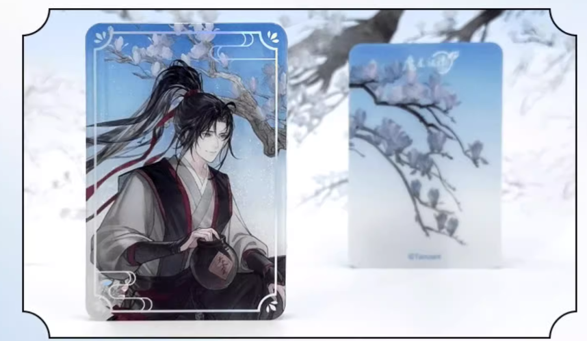 Manlin Grandmaster of Demonic Cultivation Acrylblock Wei Wuxian Wasser-Glitzer