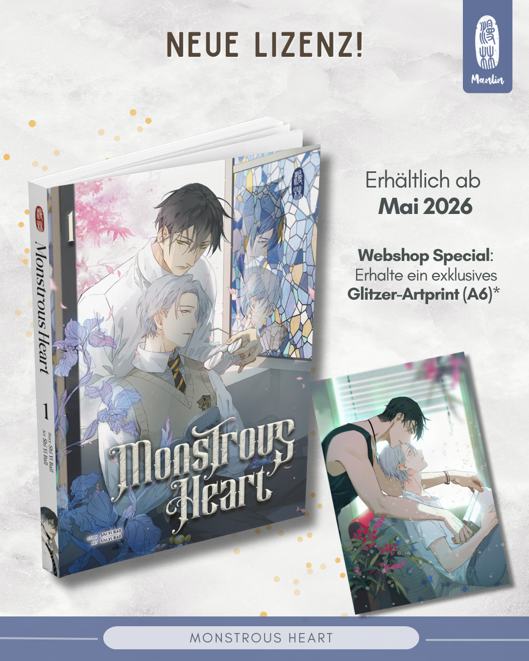 Manlin Monstrous Heart Band 1 Manga Urban Fantasy
