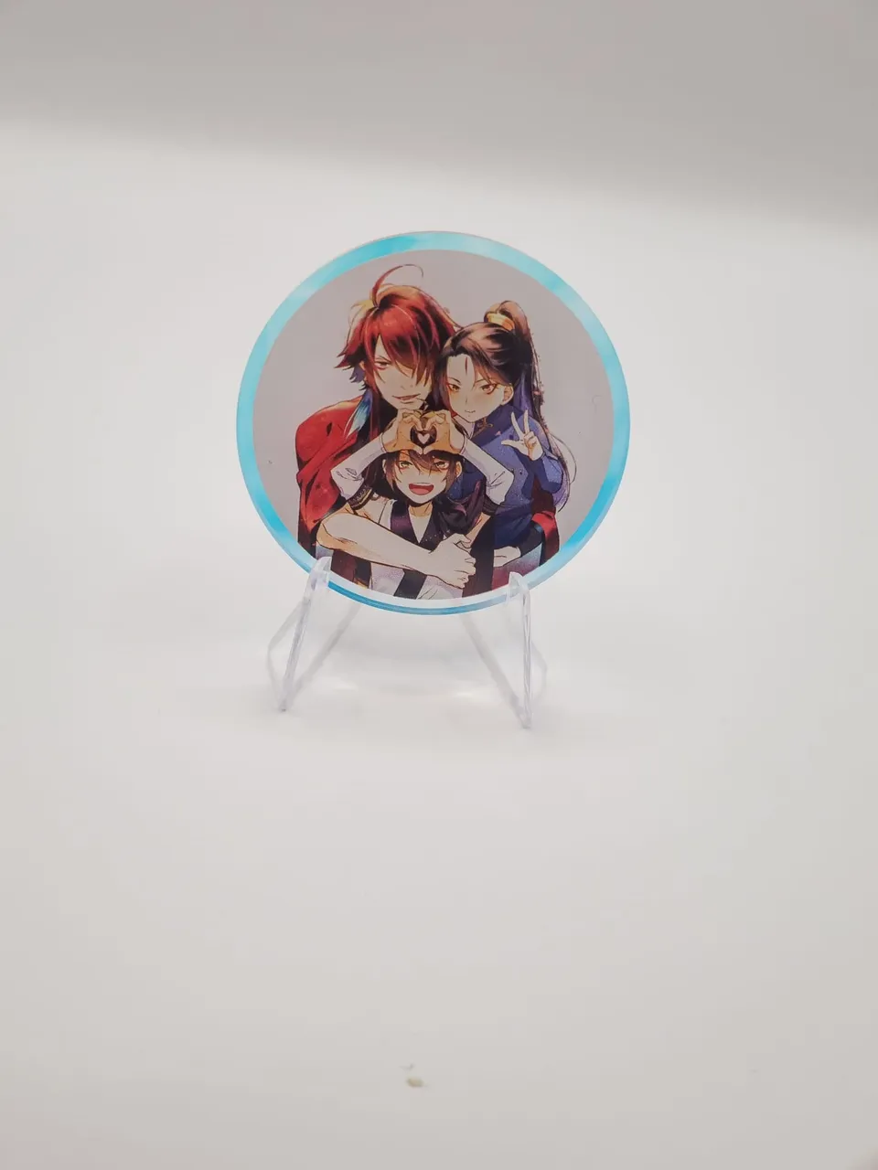 Manlin Holo-Pin Futu Button 5 cm Acryl Holo-Effekt