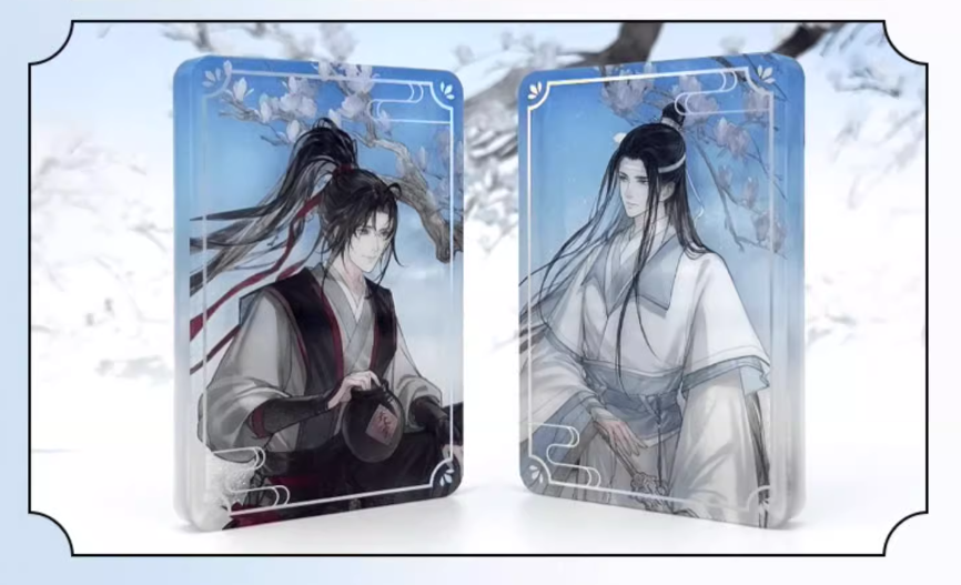 Manlin Grandmaster of Demonic Cultivation Acrylblock Wei Wuxian Wasser-Glitzer