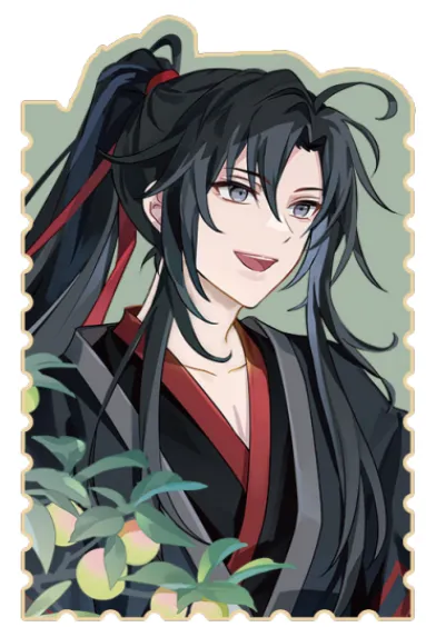Manlin The Grandmaster of Demonic Cultivation Magnet 62x38mm