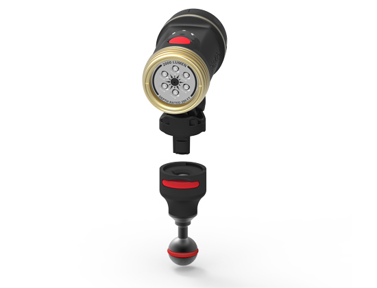 Sealife Flex-Connect Sea Dragon Kugelgelenk Adapter Unterwasser