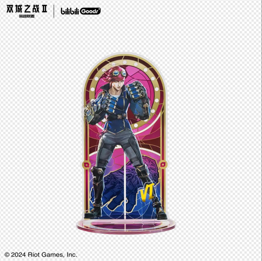 Manlin League of Legends: Arcane Acrylstandee Vi 17 cm