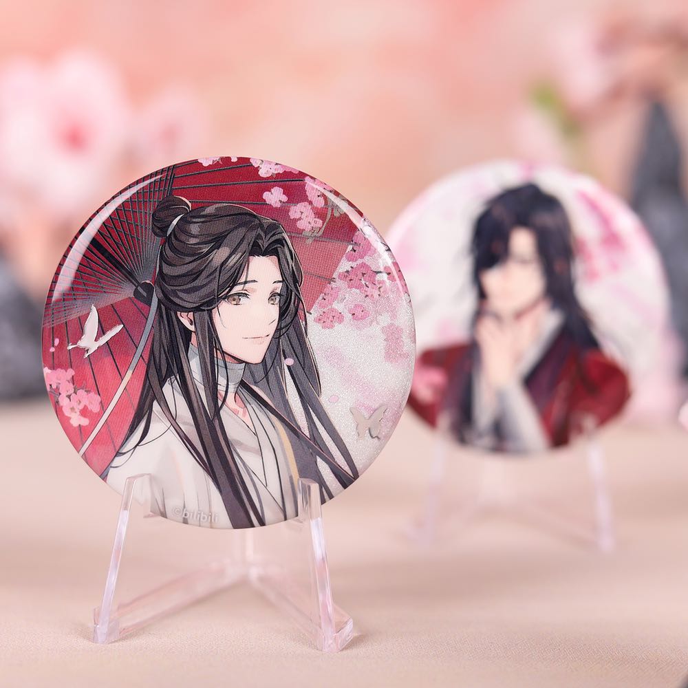 Manlin Heaven Official's Blessing Xie Lian Button 58 mm Weißblech