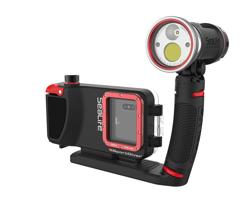 Sealife Sea Dragon Pro Dual Beam Tauchlampe 3000 Lumen Rotlicht