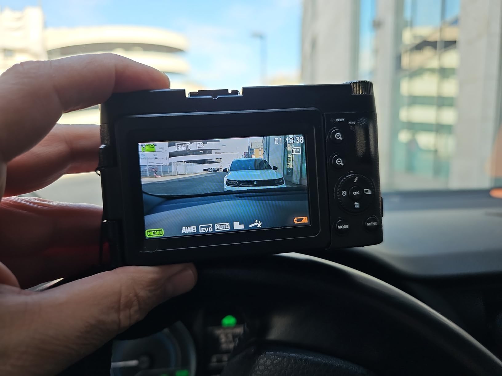 Ixnaiqy Digital Camera Kompaktkamera 4K 48MP Blitz 32GB