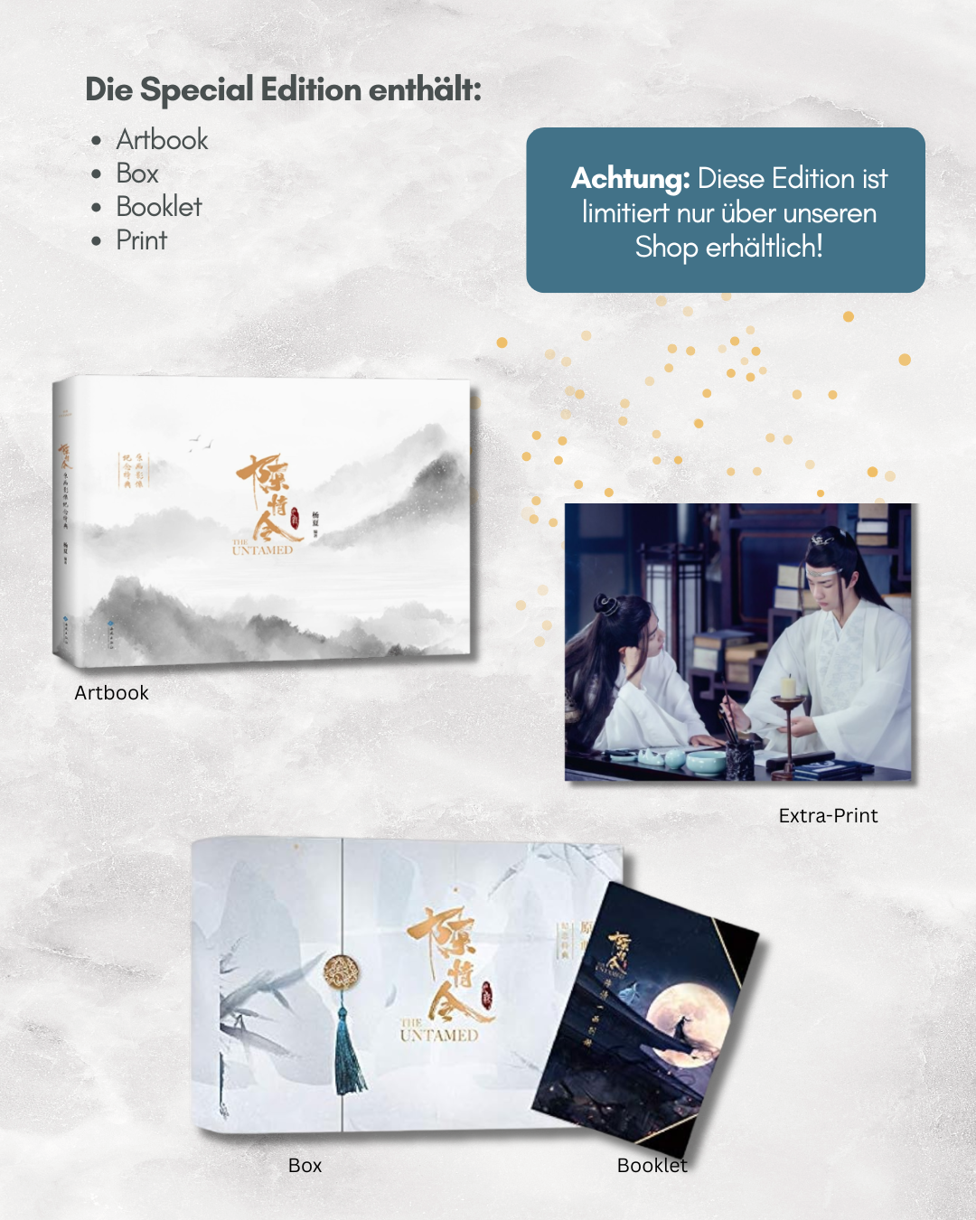 Manlin The Untamed Das offizielle Artbook Special Edition Box
