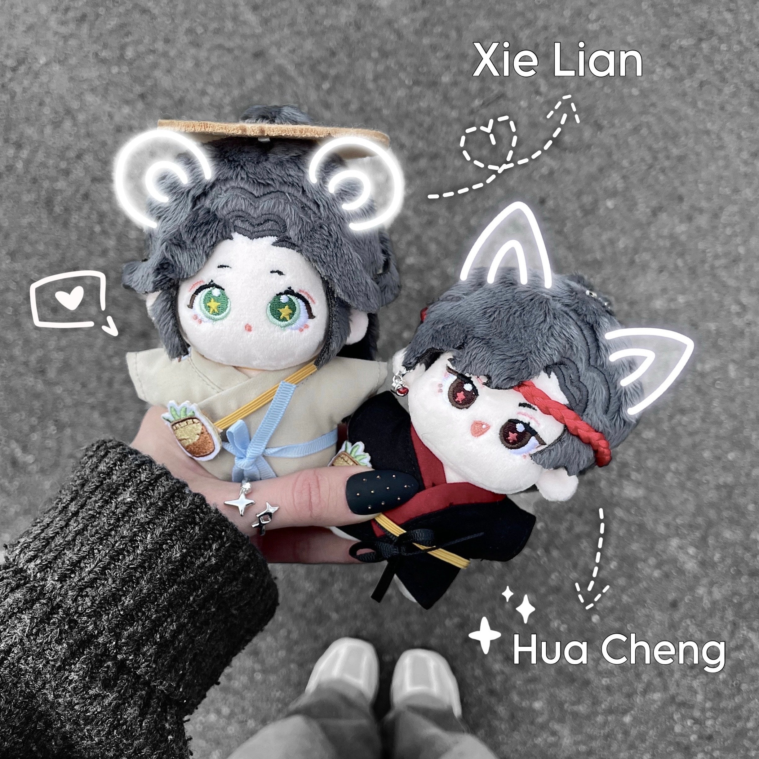 Manlin Heaven Official's Blessing Xia Lian Plüsch 10cm Star Eye