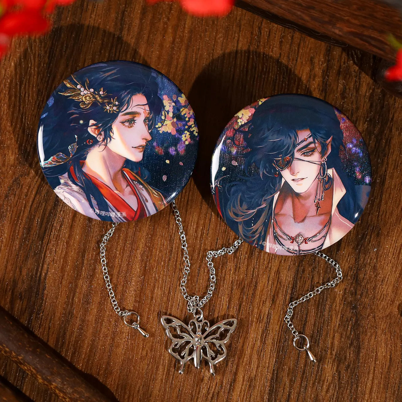 Manlin Heaven Official's Blessing Badge Set Metall