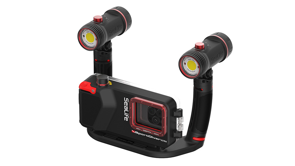 Sealife Flex-Connect Ultra Dual Tray Kamerahalterung Doppel