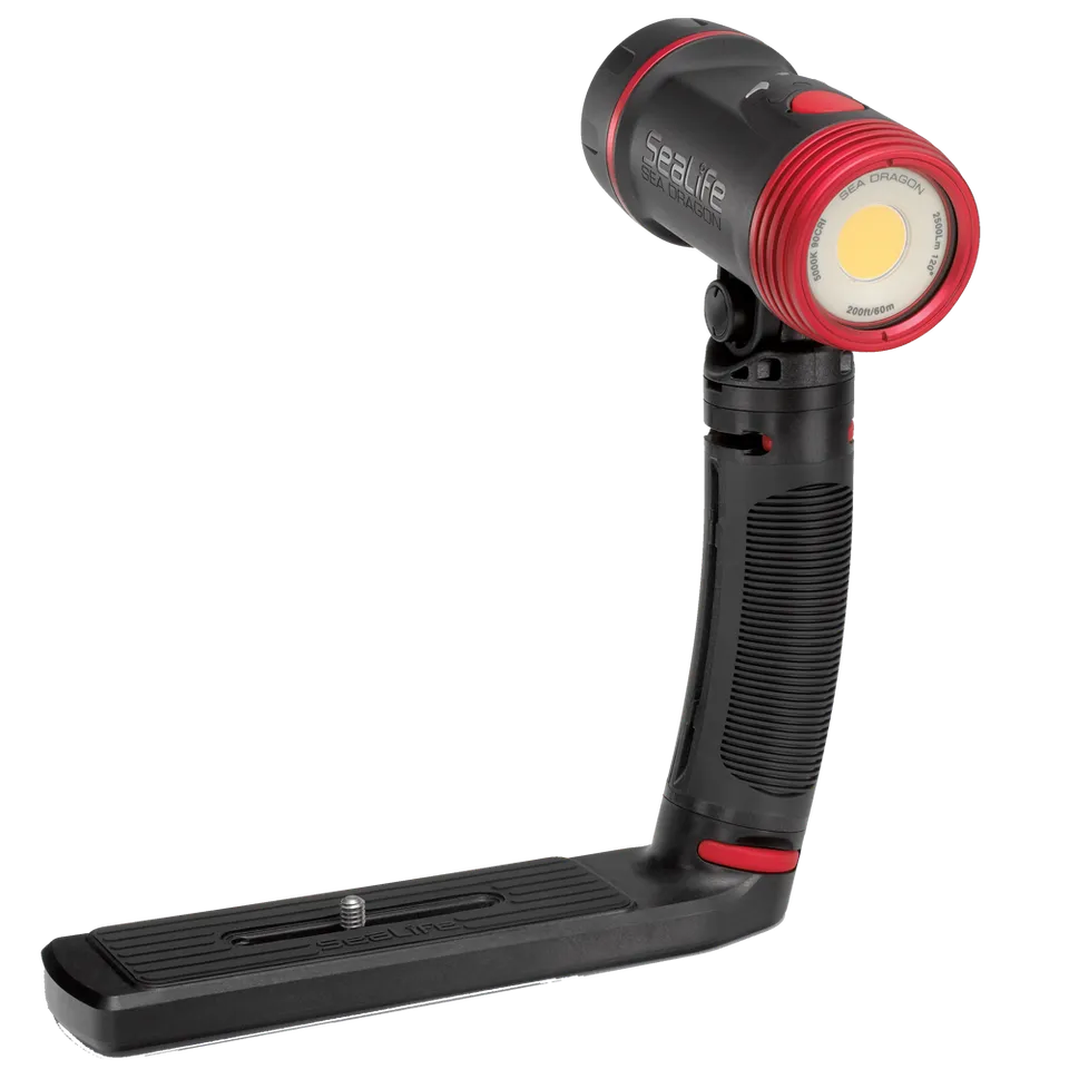SeaLife Sea Dragon 2500F Videolicht Fotolicht mit Tray 2500 Lumen