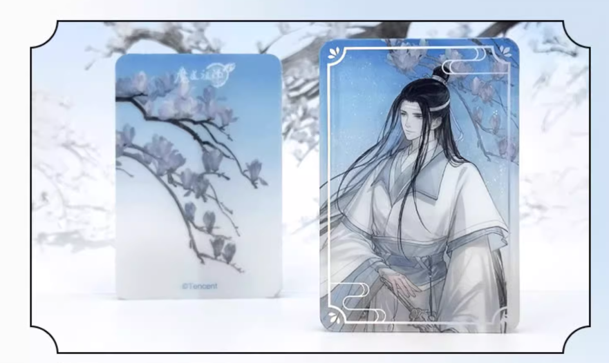 Manlin Grandmaster Cultivation Acrylblock Lan Wangji Glitzer