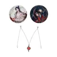 Manlin Heaven Official's Blessing Badge Set Buttons 58 mm