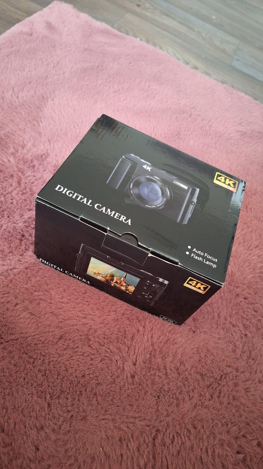 Ixnaiqy Digital Camera Kompaktkamera 4K 48MP Blitz 32GB