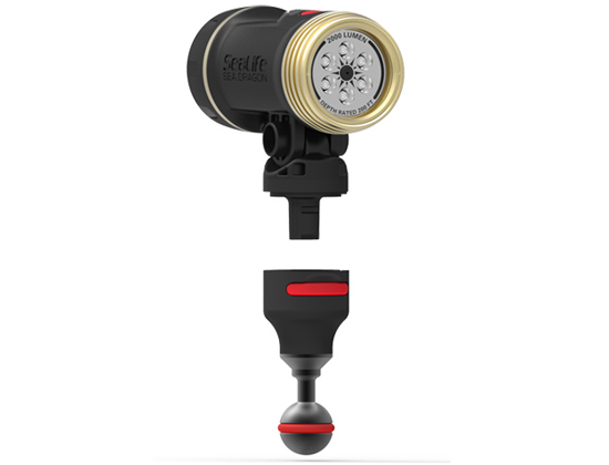 Sealife Flex-Connect Sea Dragon Kugelgelenk Adapter Unterwasser