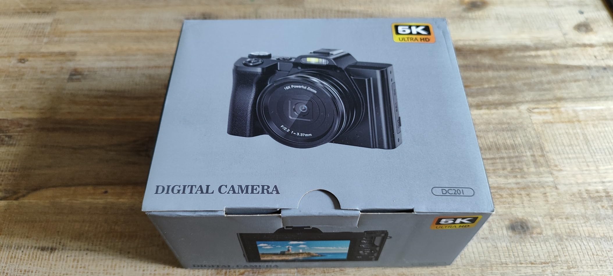Ixnaiqy Digital Camera Kompaktkamera 5K 48MP WLAN Filter