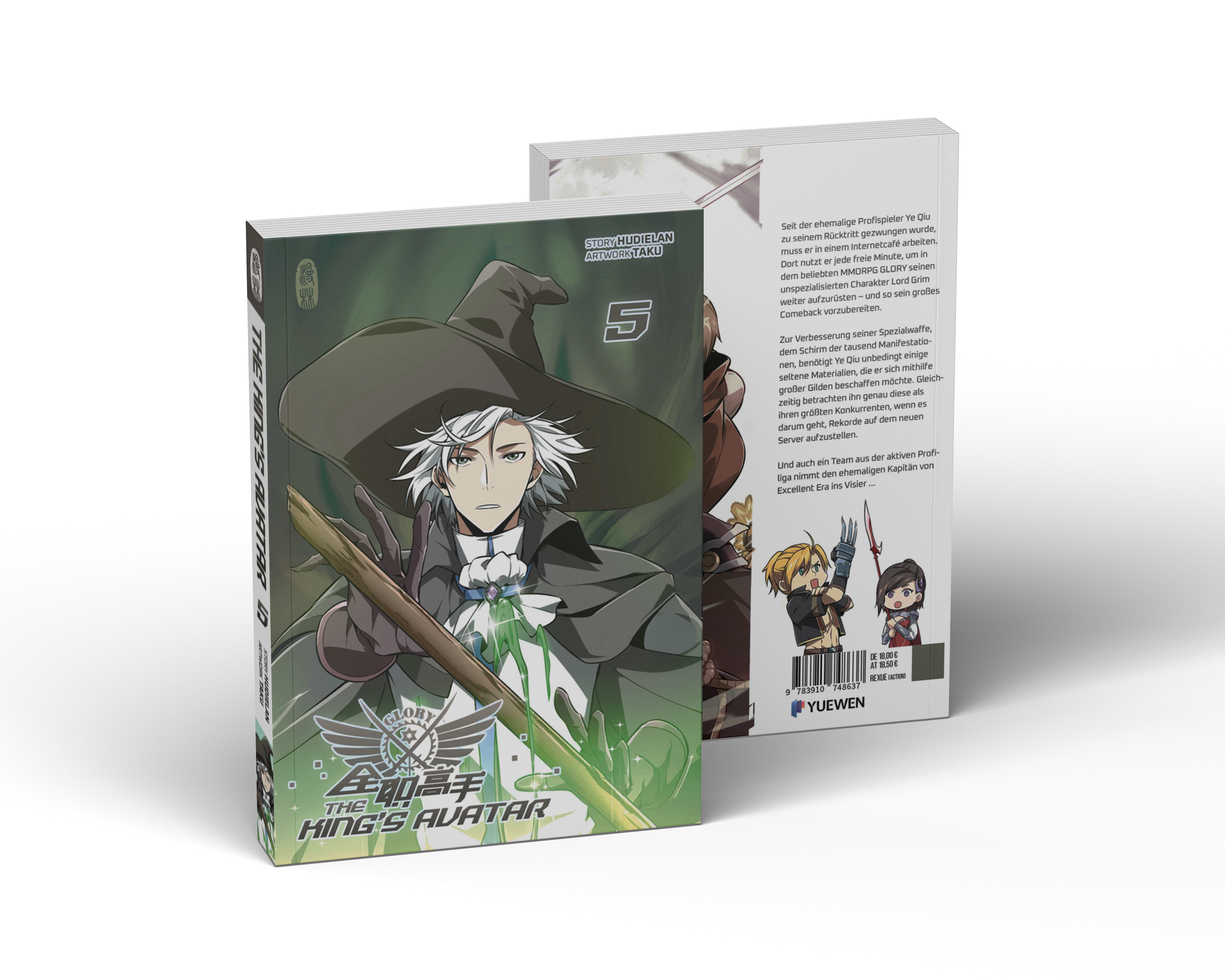 Manlin The King's Avatar Band 5 Manga Deutsch