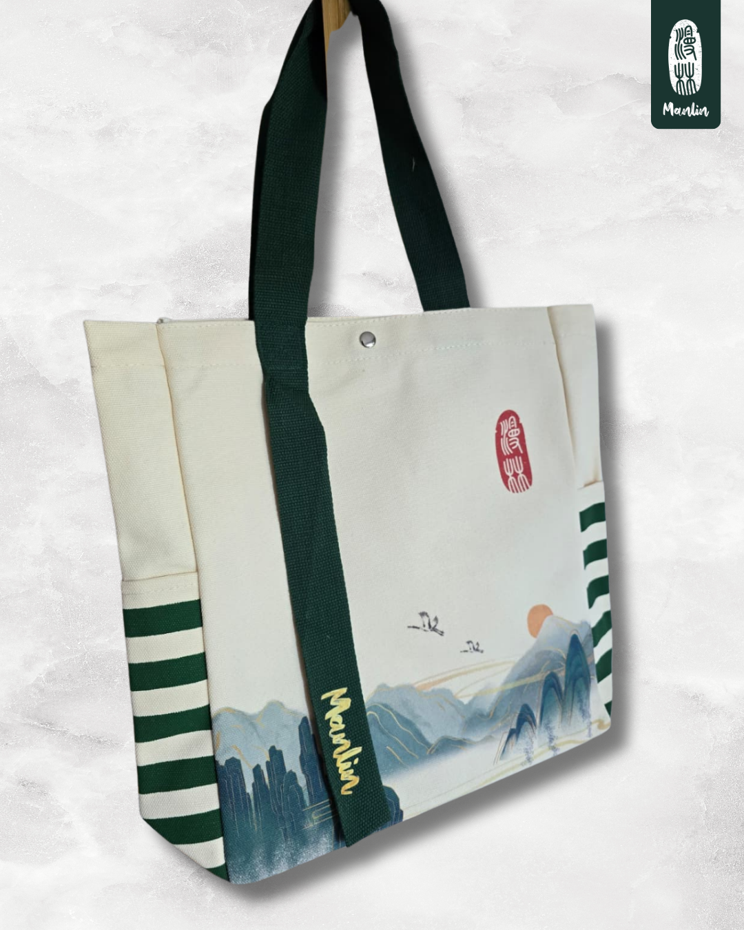 Manlin Tragetasche Stofftasche Tote Bag Merchandise