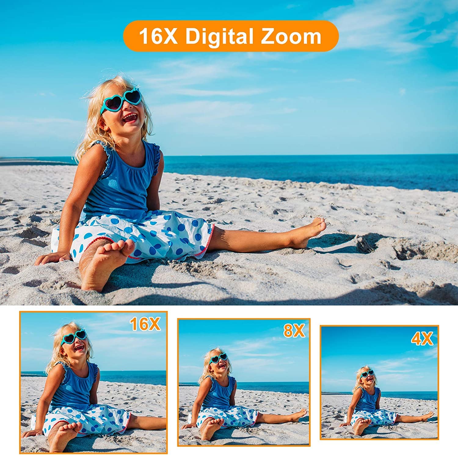 Ixnaiqy Camcorder Videokamera 4K 48MP Touchscreen Mikrofon