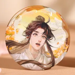Manlin Heaven Official's Blessing Button Xie Lian 58 mm Weißblech