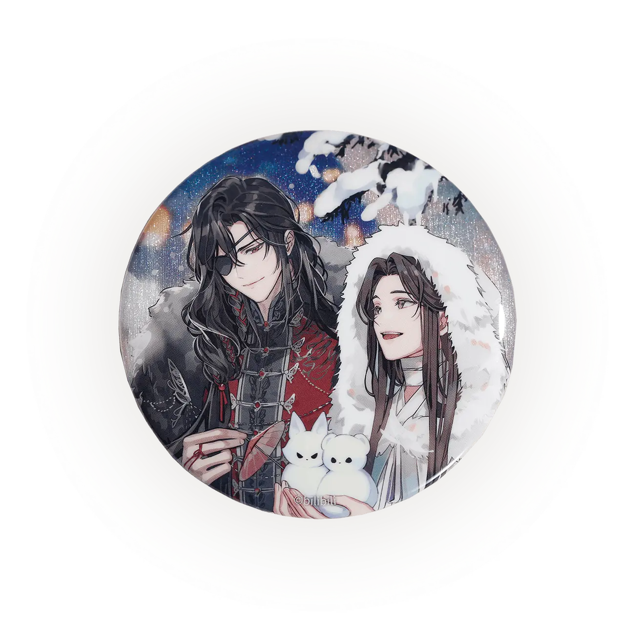 Manlin Heaven Official's Blessing Badge 75 mm Dual Character