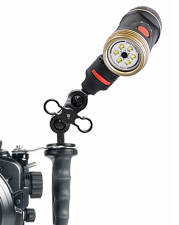 Sealife Flex-Connect Sea Dragon Kugelgelenk Adapter Unterwasser