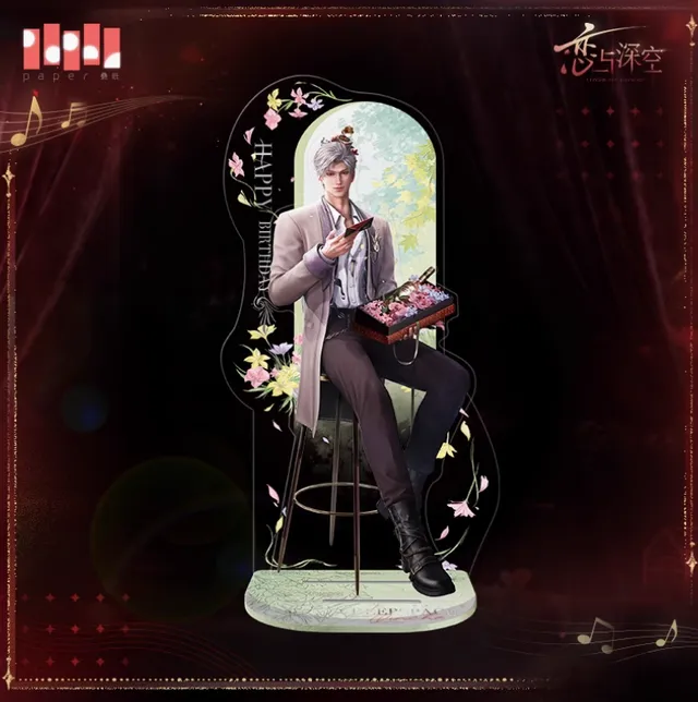 Manlin Love & Deepspace Sylus Acryl Standee Birthday Edition