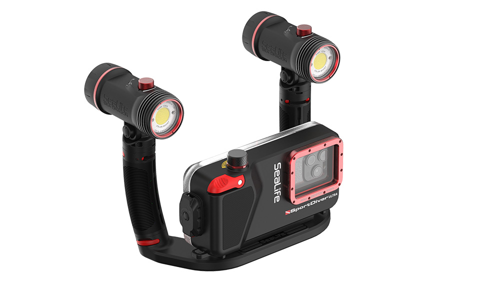 Sealife Flex-Connect Ultra Dual Tray Kamerahalterung Doppel