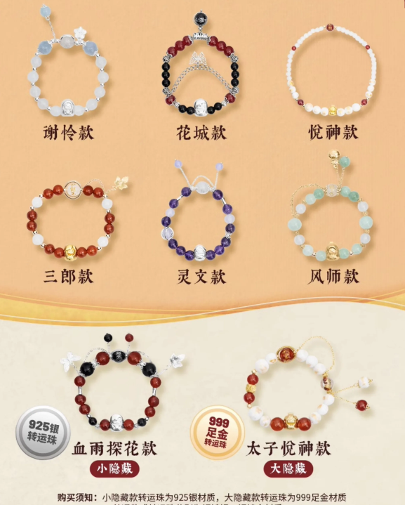 Manlin Heaven Official's Blessing Armband Blindbox Perle 16 cm