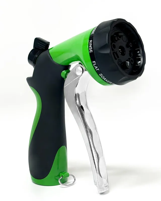 CCN Gartenbrause 10-Funktionen Spritzpistole Grün Metall