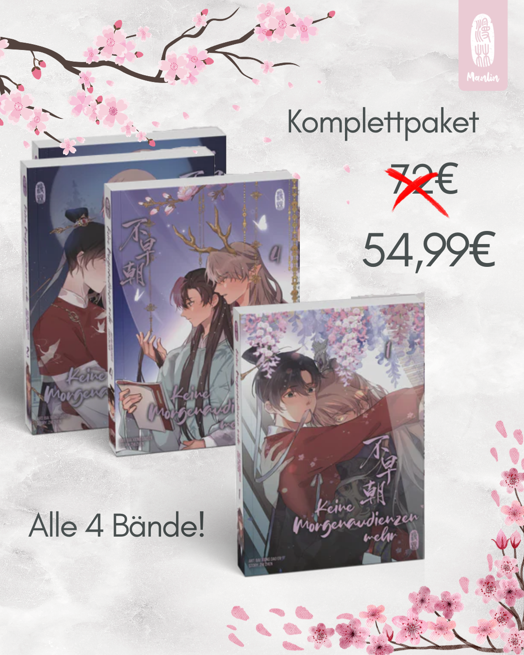 Manlin Keine Morgenaudienzen mehr Komplettset Manga komplett