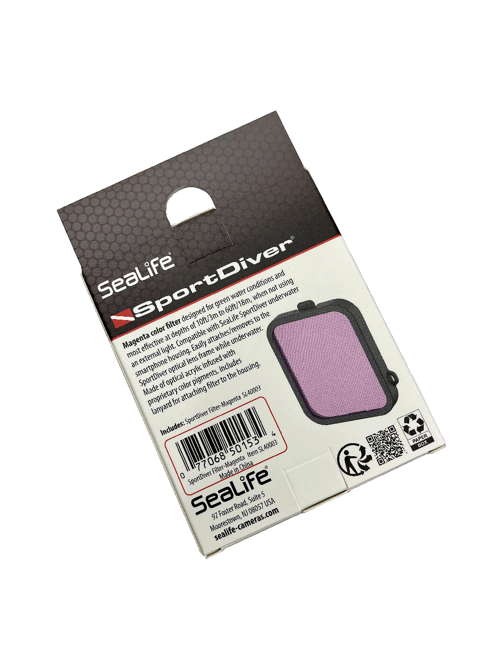 Sealife Accessories SportDiver Farbfilter Magenta