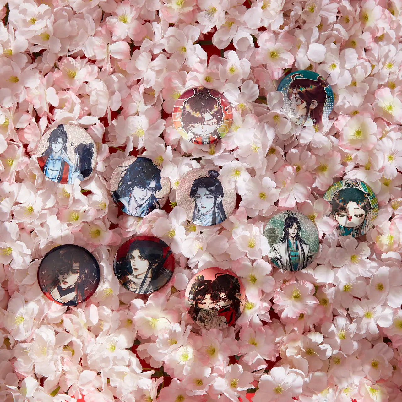 Manlin Heaven Official's Blessing Button Set 11 Stück Überraschung