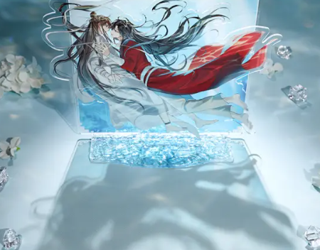Manlin Heaven Official's Blessing Doppel-Acrylstandee Wasser Acrylfigur