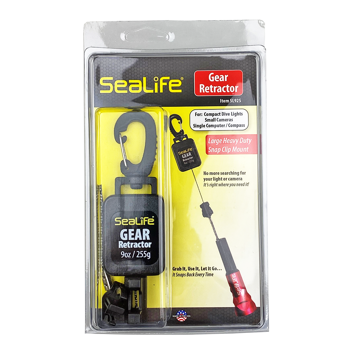 Sealife Accessories Gear Retractor Aufroller Sicherung