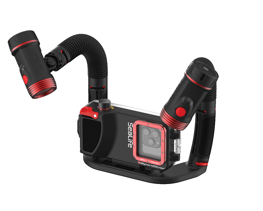Sealife Flex-Connect Ultra Dual Tray Kamerahalterung Doppel