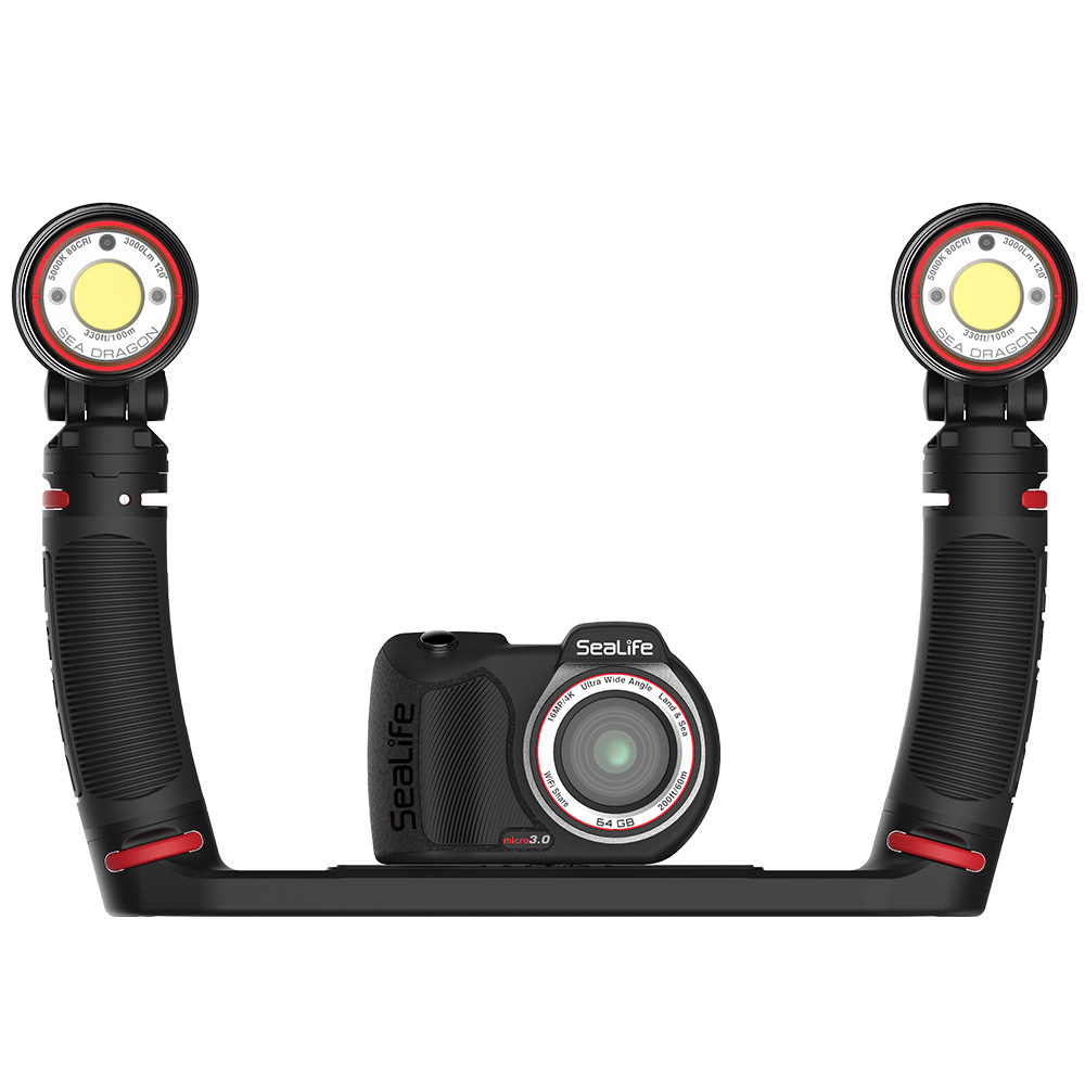 SeaLife Flex-Connect Dual Tray Kamerahalterung Doppel Tray