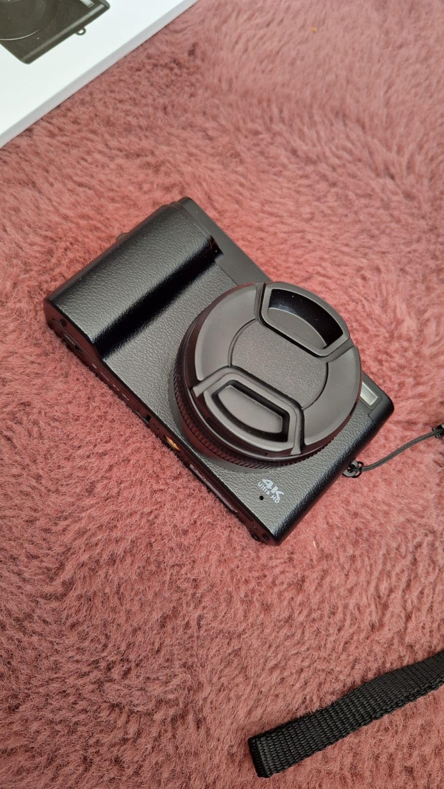 Ixnaiqy Digital Camera Kompaktkamera 4K 48MP Blitz 32GB