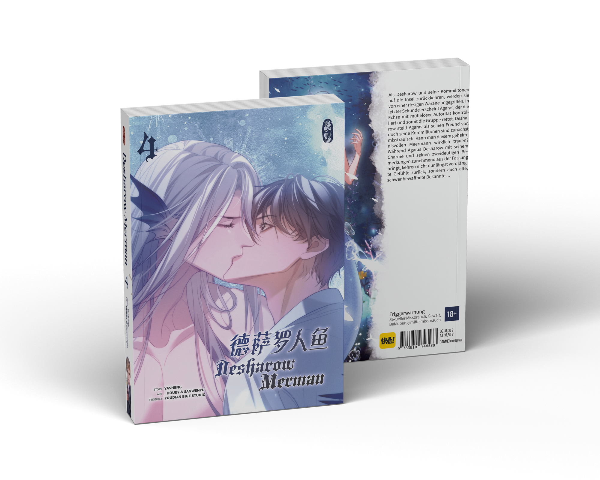 Manlin Desharow Merman Band 4 Manga