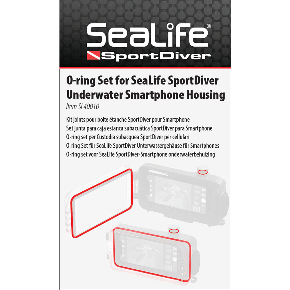 SeaLife Accessories O-Ring Set SportDiver Unterwassergehäuse-Dichtung