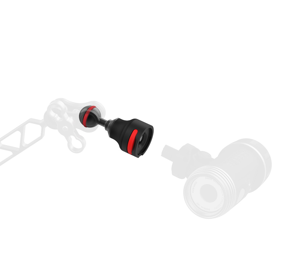 Sealife Flex-Connect Sea Dragon Kugelgelenk Adapter Unterwasser